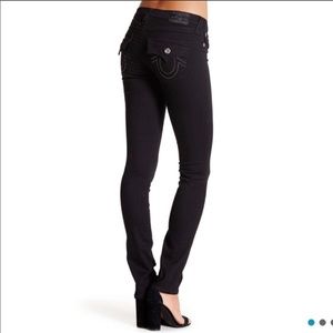 True Religion flap pockets legging